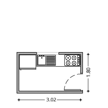 Cocina Pequeña